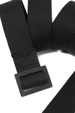 画像をギャラリービューアに読み込む, BORIS BIDJAN SABERI FABRIC & PLATE BELT / OBJECT DYED "BELT5-SIN" (BLACK)