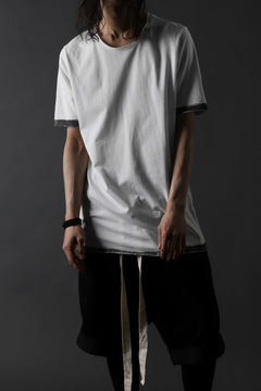 画像をギャラリービューアに読み込む, thomkrom BRUSH PAINT END T-SHIRT (OFF WHITE)