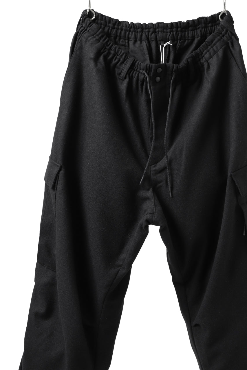 画像をギャラリービューアに読み込む, Y-3 Yohji Yamamoto CLASSIC CARGO PANTS / WOOL FLANNEL (BLACK)