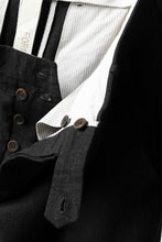 画像をギャラリービューアに読み込む, forme d'expression Tucked & Cuffed Trousers (Off Black)