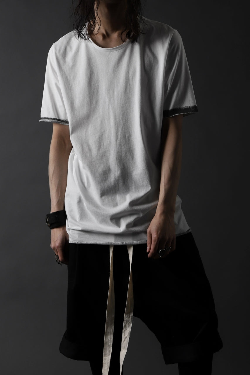 画像をギャラリービューアに読み込む, thomkrom BRUSH PAINT END T-SHIRT (OFF WHITE)