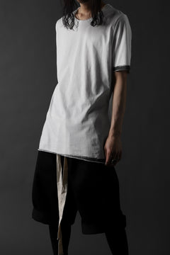 画像をギャラリービューアに読み込む, thomkrom BRUSH PAINT END T-SHIRT (OFF WHITE)