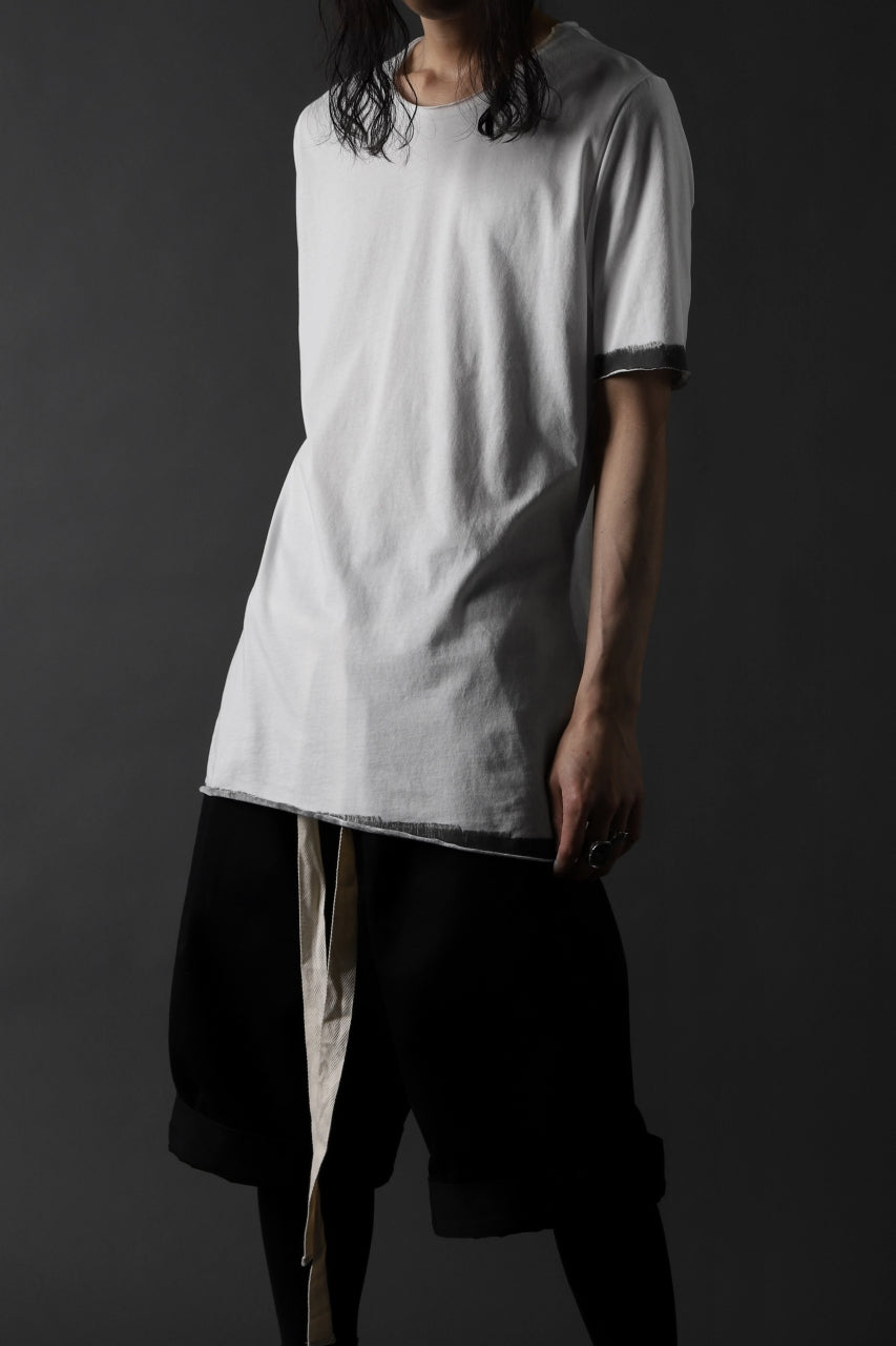 画像をギャラリービューアに読み込む, thomkrom BRUSH PAINT END T-SHIRT (OFF WHITE)