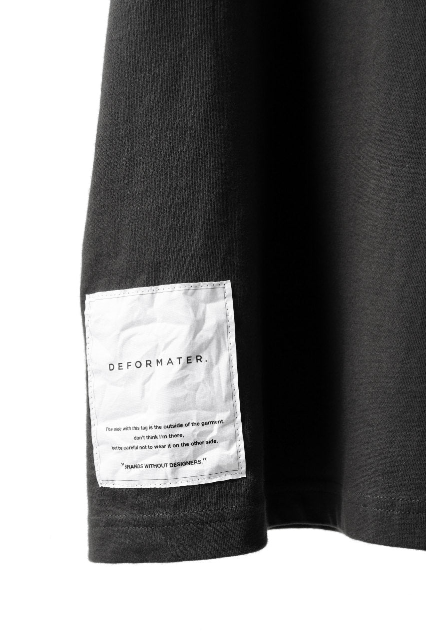 Load image into Gallery viewer, DEFORMATER.® VANISHED PRINT "SPLASH" T-SHIRT (SUMI)