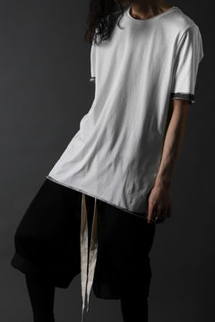 画像をギャラリービューアに読み込む, thomkrom BRUSH PAINT END T-SHIRT (OFF WHITE)