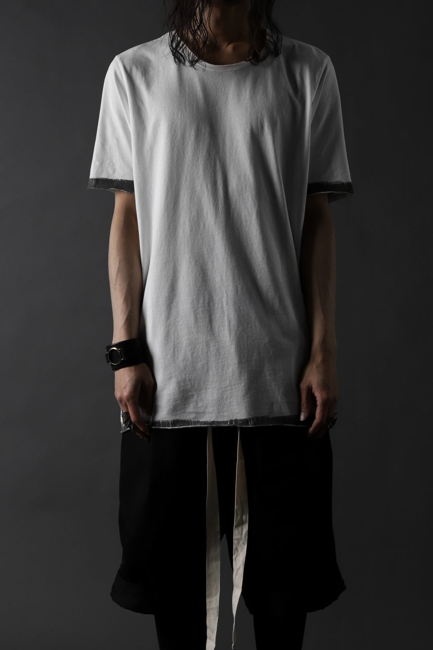 画像をギャラリービューアに読み込む, thomkrom BRUSH PAINT END T-SHIRT (OFF WHITE)