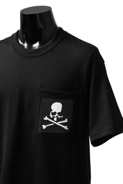 画像をギャラリービューアに読み込む, mastermind JAPAN POCKET DETAIL REGULARFIT T-SHIRT (BLACK)