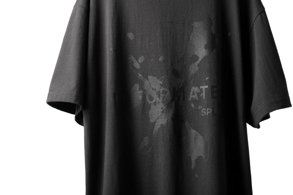 Load image into Gallery viewer, DEFORMATER.® VANISHED PRINT "SPLASH" T-SHIRT (SUMI)