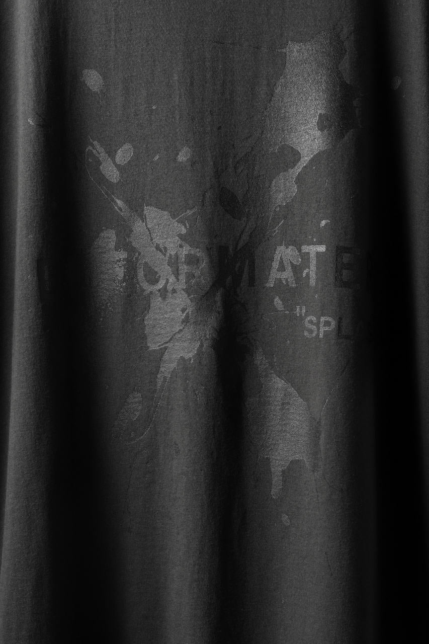 Load image into Gallery viewer, DEFORMATER.® VANISHED PRINT "SPLASH" T-SHIRT (SUMI)