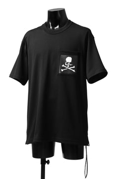 画像をギャラリービューアに読み込む, mastermind JAPAN POCKET DETAIL REGULARFIT T-SHIRT (BLACK)