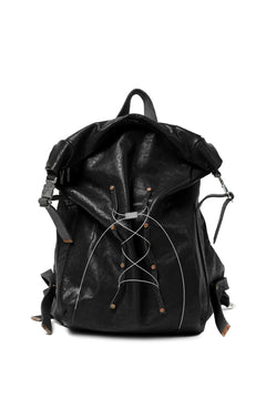 画像をギャラリービューアに読み込む, ierib roll top ruck sack #2 / FVT Oiled Horse (BLACK)