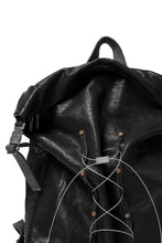 画像をギャラリービューアに読み込む, ierib roll top ruck sack #2 / FVT Oiled Horse (BLACK)