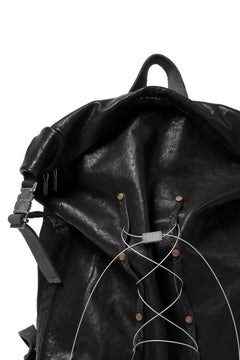 画像をギャラリービューアに読み込む, ierib roll top ruck sack #2 / FVT Oiled Horse (BLACK)
