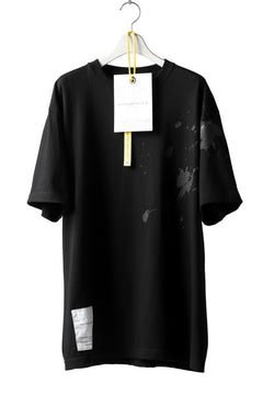 画像をギャラリービューアに読み込む, DEFORMATER.® VANISHED PRINT "SPLASH" T-SHIRT (BLACK)