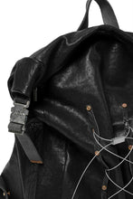 画像をギャラリービューアに読み込む, ierib roll top ruck sack #2 / FVT Oiled Horse (BLACK)