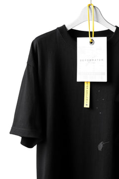 画像をギャラリービューアに読み込む, DEFORMATER.® VANISHED PRINT "SPLASH" T-SHIRT (BLACK)