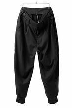 画像をギャラリービューアに読み込む, Y-3 Yohji Yamamoto CLASSIC CUFF PANTS / WOOL FLANNEL (BLACK)