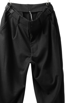 画像をギャラリービューアに読み込む, Y-3 Yohji Yamamoto CLASSIC CUFF PANTS / WOOL FLANNEL (BLACK)