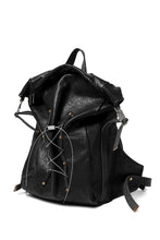 画像をギャラリービューアに読み込む, ierib roll top ruck sack #2 / FVT Oiled Horse (BLACK)