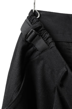画像をギャラリービューアに読み込む, Y-3 Yohji Yamamoto CLASSIC CUFF PANTS / WOOL FLANNEL (BLACK)