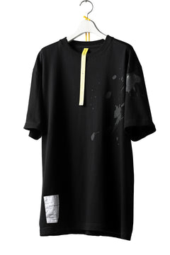 画像をギャラリービューアに読み込む, DEFORMATER.® VANISHED PRINT "SPLASH" T-SHIRT (BLACK)