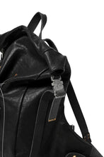 画像をギャラリービューアに読み込む, ierib roll top ruck sack #2 / FVT Oiled Horse (BLACK)