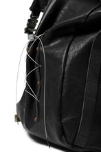 画像をギャラリービューアに読み込む, ierib roll top ruck sack #2 / FVT Oiled Horse (BLACK)