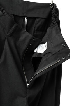 画像をギャラリービューアに読み込む, Y-3 Yohji Yamamoto CLASSIC CUFF PANTS / WOOL FLANNEL (BLACK)