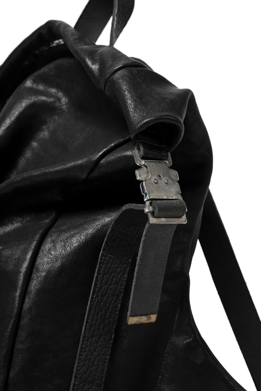 画像をギャラリービューアに読み込む, ierib roll top ruck sack #2 / FVT Oiled Horse (BLACK)