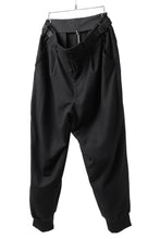 画像をギャラリービューアに読み込む, Y-3 Yohji Yamamoto CLASSIC CUFF PANTS / WOOL FLANNEL (BLACK)