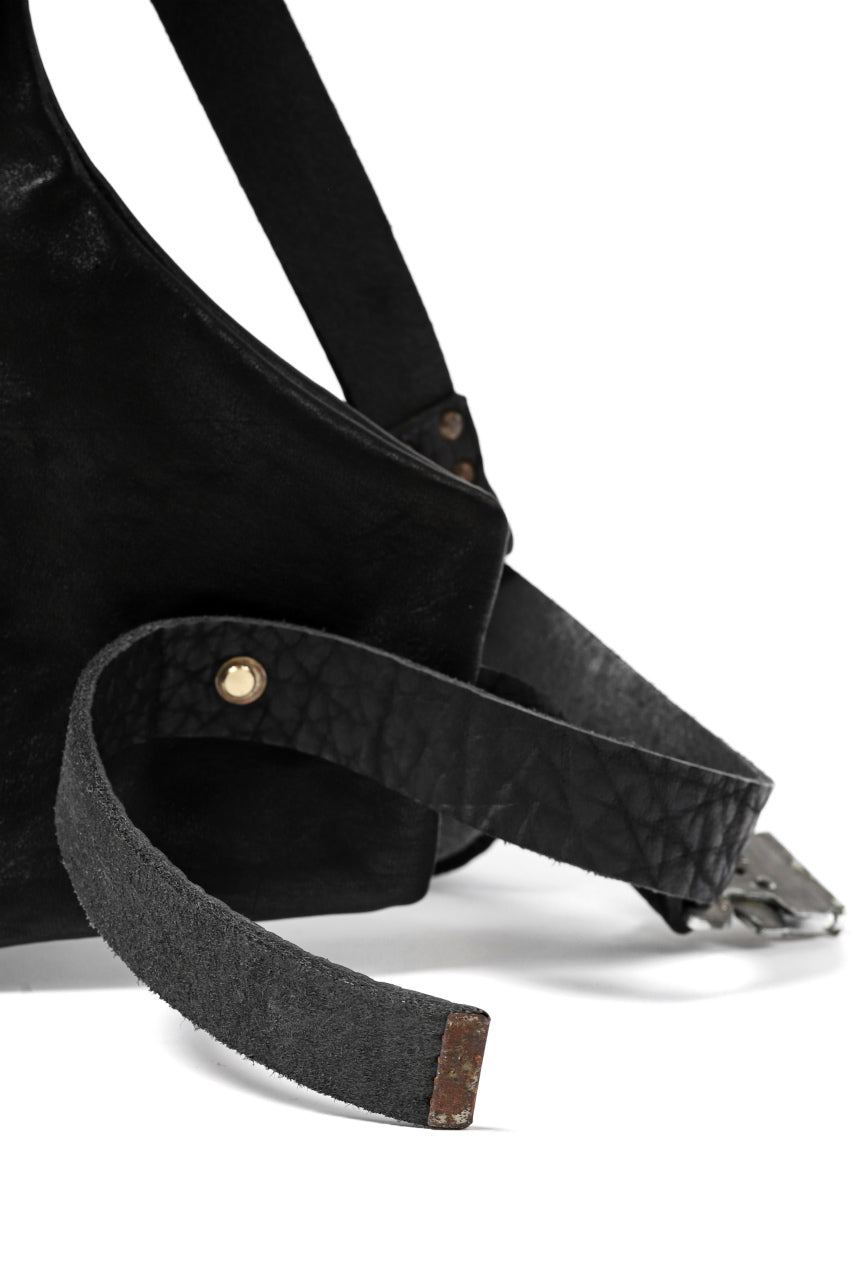 画像をギャラリービューアに読み込む, ierib roll top ruck sack #2 / FVT Oiled Horse (BLACK)