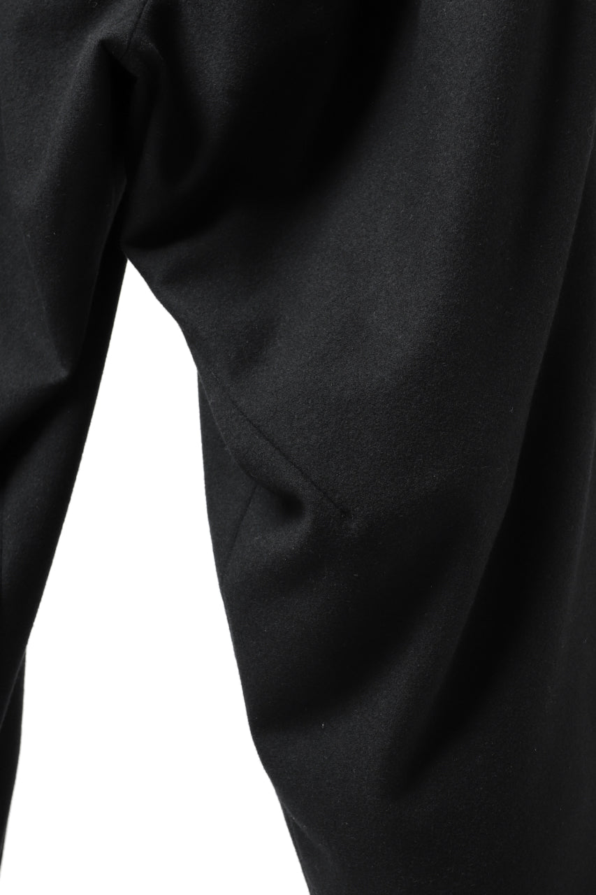 画像をギャラリービューアに読み込む, Y-3 Yohji Yamamoto CLASSIC CUFF PANTS / WOOL FLANNEL (BLACK)