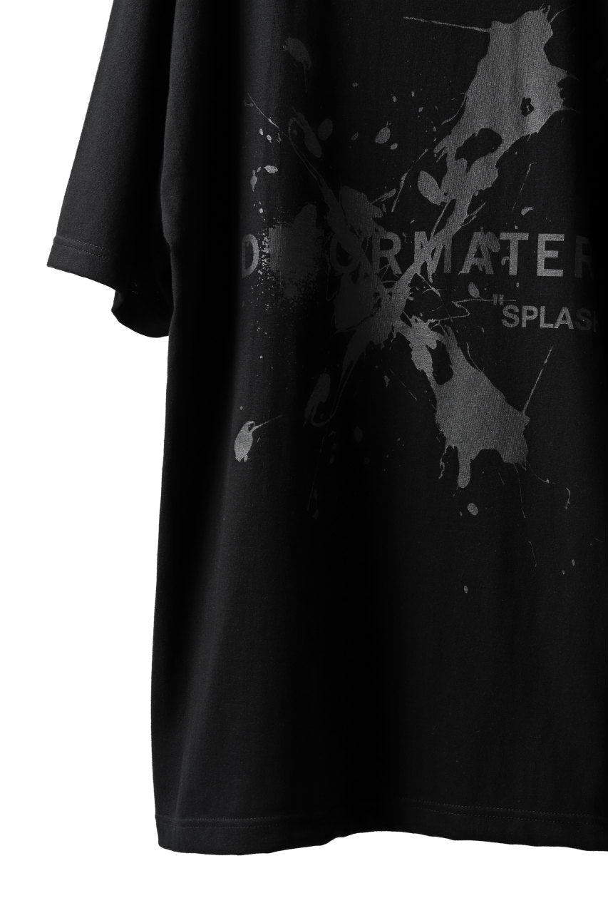 画像をギャラリービューアに読み込む, DEFORMATER.® VANISHED PRINT "SPLASH" T-SHIRT (BLACK)