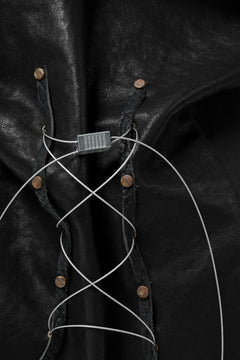 画像をギャラリービューアに読み込む, ierib roll top ruck sack #2 / FVT Oiled Horse (BLACK)