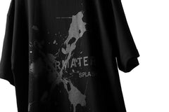 画像をギャラリービューアに読み込む, DEFORMATER.® VANISHED PRINT &quot;SPLASH&quot; T-SHIRT (BLACK)