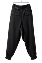 画像をギャラリービューアに読み込む, Y-3 Yohji Yamamoto CLASSIC CUFF PANTS / WOOL FLANNEL (BLACK)