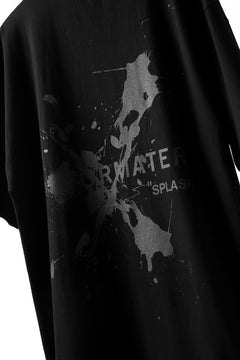 画像をギャラリービューアに読み込む, DEFORMATER.® VANISHED PRINT "SPLASH" T-SHIRT (BLACK)