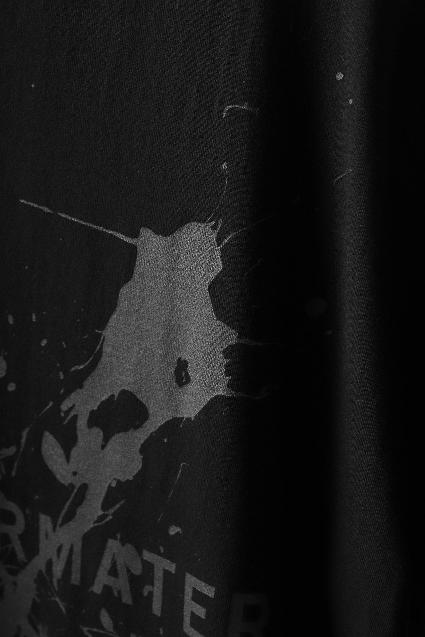画像をギャラリービューアに読み込む, DEFORMATER.® VANISHED PRINT "SPLASH" T-SHIRT (BLACK)