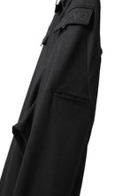 画像をギャラリービューアに読み込む, Y-3 Yohji Yamamoto CLASSIC CUFF PANTS / WOOL FLANNEL (BLACK)