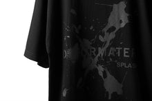 画像をギャラリービューアに読み込む, DEFORMATER.® VANISHED PRINT "SPLASH" T-SHIRT (BLACK)