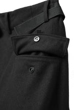 画像をギャラリービューアに読み込む, Y-3 Yohji Yamamoto CLASSIC CUFF PANTS / WOOL FLANNEL (BLACK)