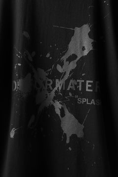 画像をギャラリービューアに読み込む, DEFORMATER.® VANISHED PRINT "SPLASH" T-SHIRT (BLACK)
