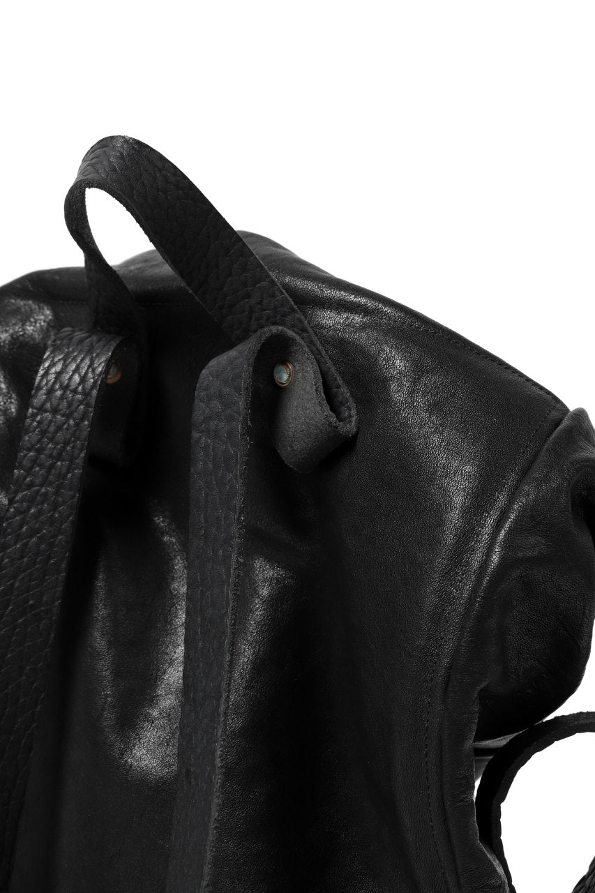 画像をギャラリービューアに読み込む, ierib roll top ruck sack #2 / FVT Oiled Horse (BLACK)