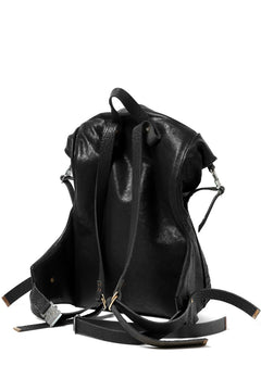 画像をギャラリービューアに読み込む, ierib roll top ruck sack #2 / FVT Oiled Horse (BLACK)
