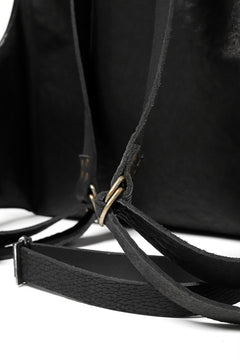 画像をギャラリービューアに読み込む, ierib roll top ruck sack #2 / FVT Oiled Horse (BLACK)