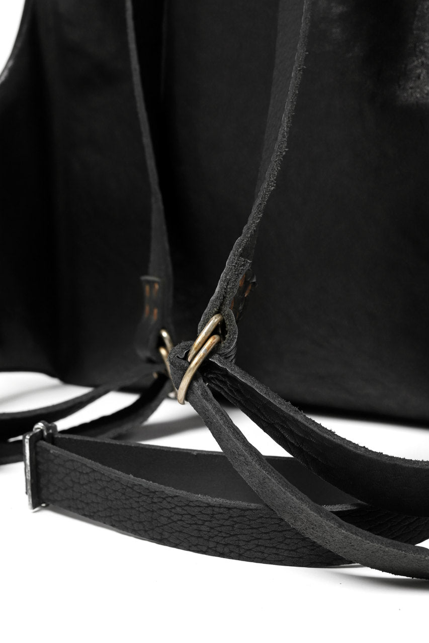 画像をギャラリービューアに読み込む, ierib roll top ruck sack #2 / FVT Oiled Horse (BLACK)