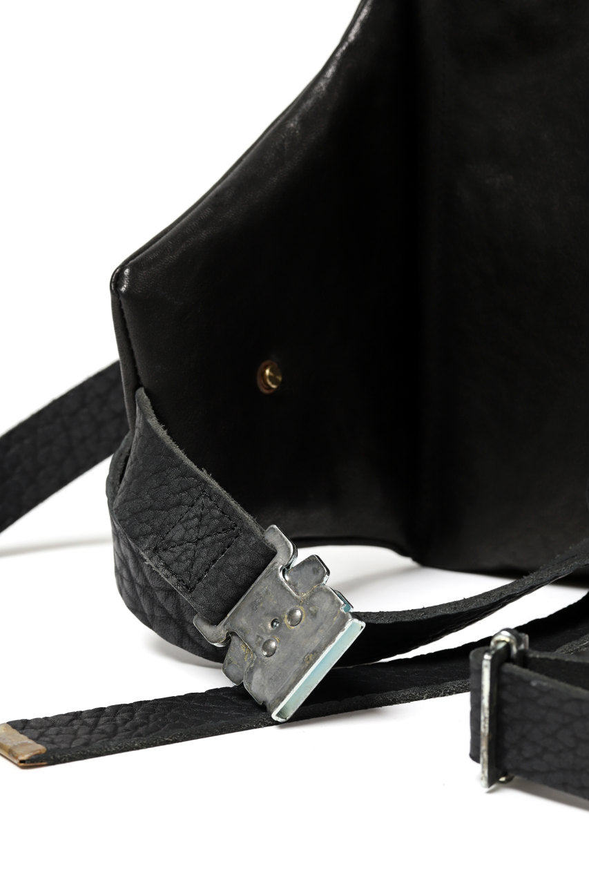 画像をギャラリービューアに読み込む, ierib roll top ruck sack #2 / FVT Oiled Horse (BLACK)