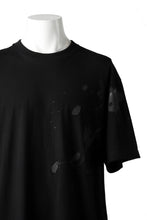 画像をギャラリービューアに読み込む, DEFORMATER.® VANISHED PRINT "SPLASH" T-SHIRT (BLACK)