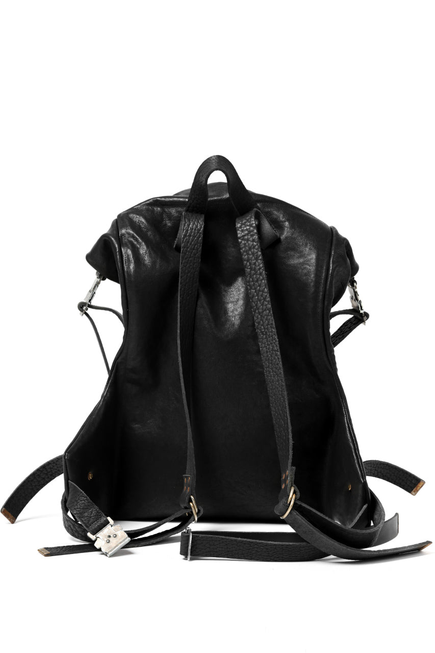 画像をギャラリービューアに読み込む, ierib roll top ruck sack #2 / FVT Oiled Horse (BLACK)
