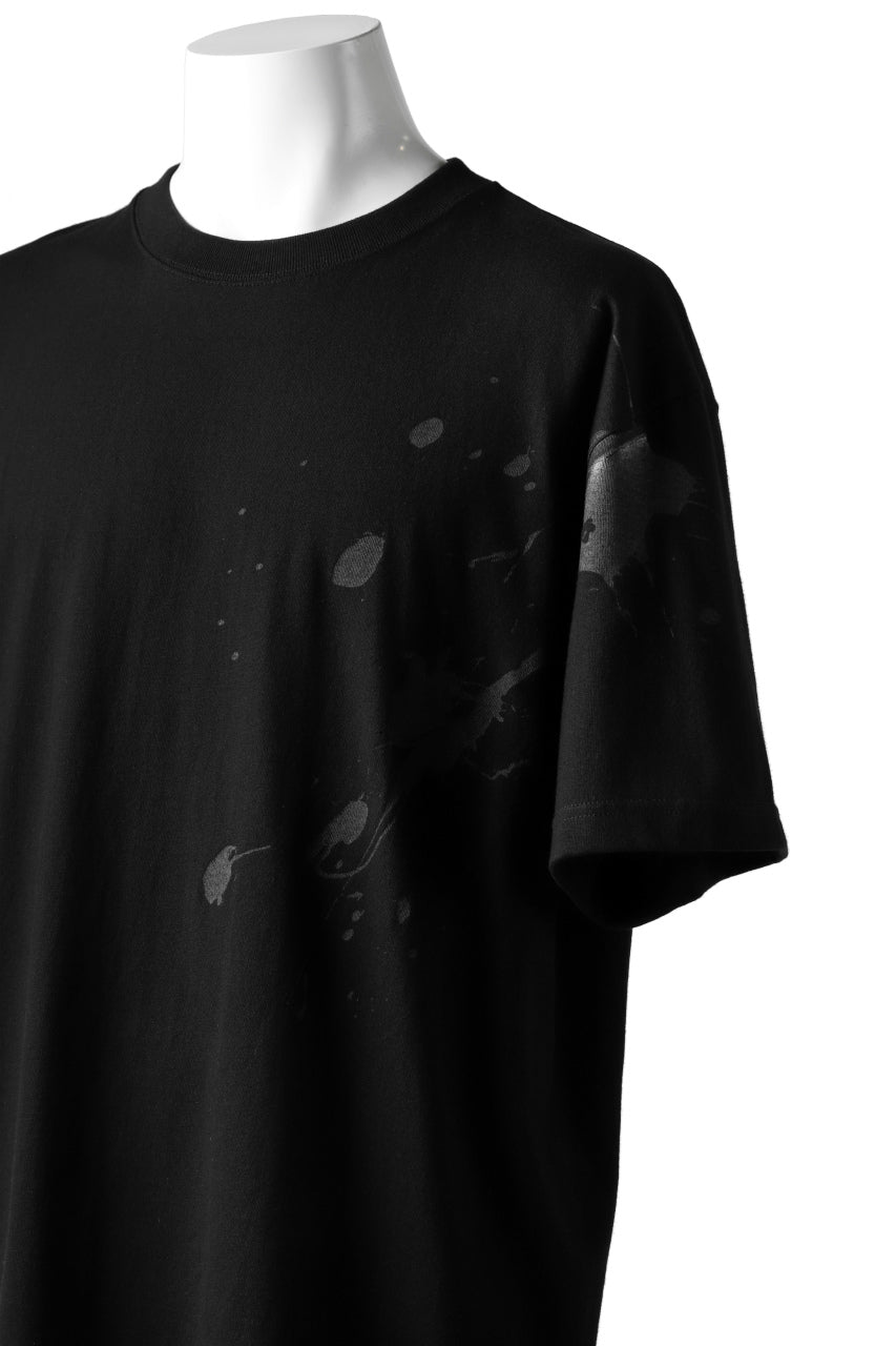 画像をギャラリービューアに読み込む, DEFORMATER.® VANISHED PRINT "SPLASH" T-SHIRT (BLACK)